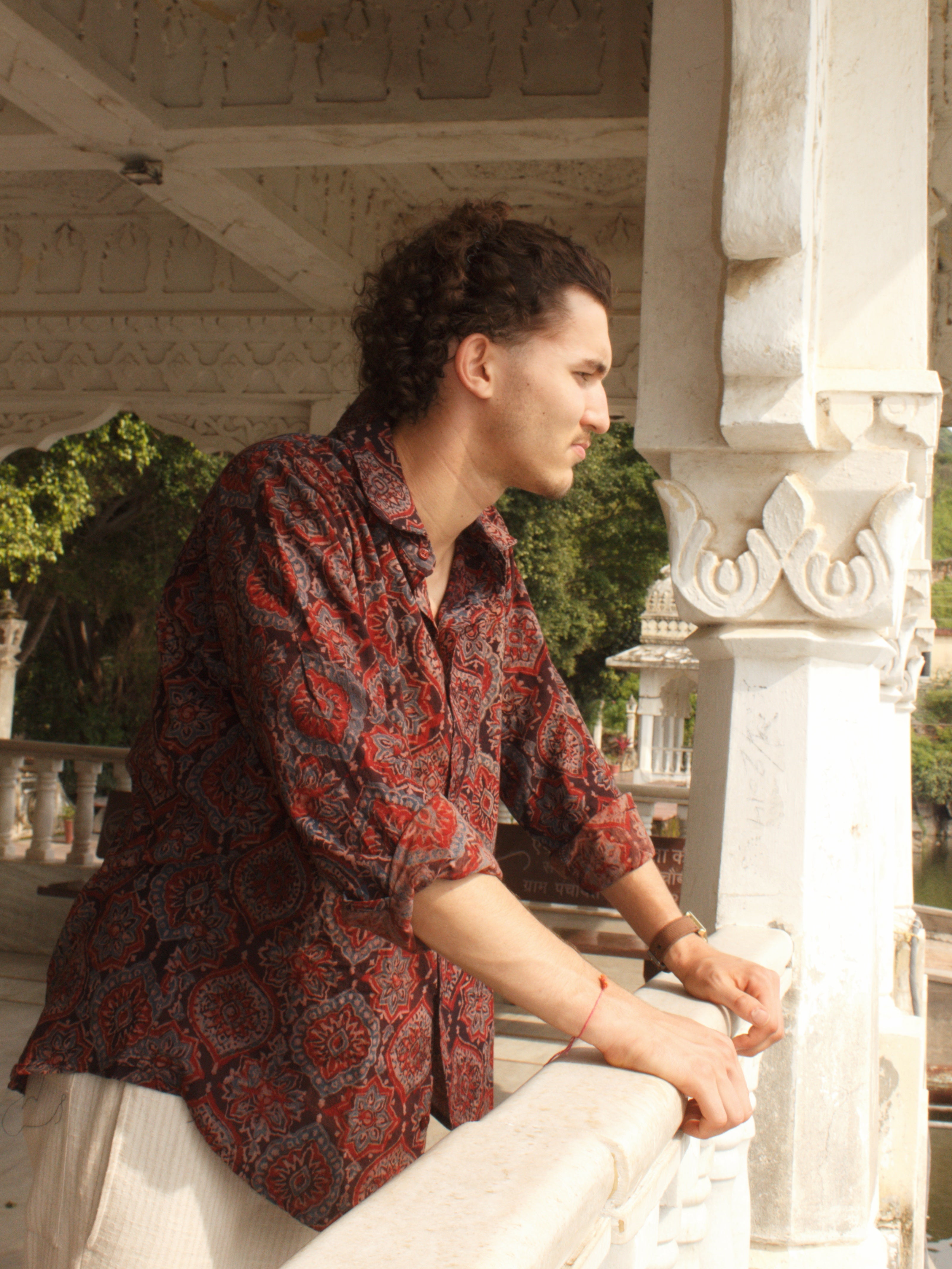 Rustic Rhythms Block Printed Shirt