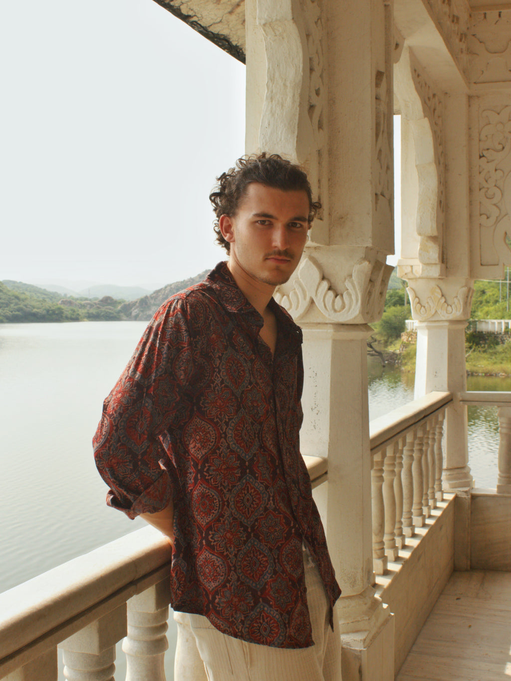 Rustic Rhythms Block Printed Shirt