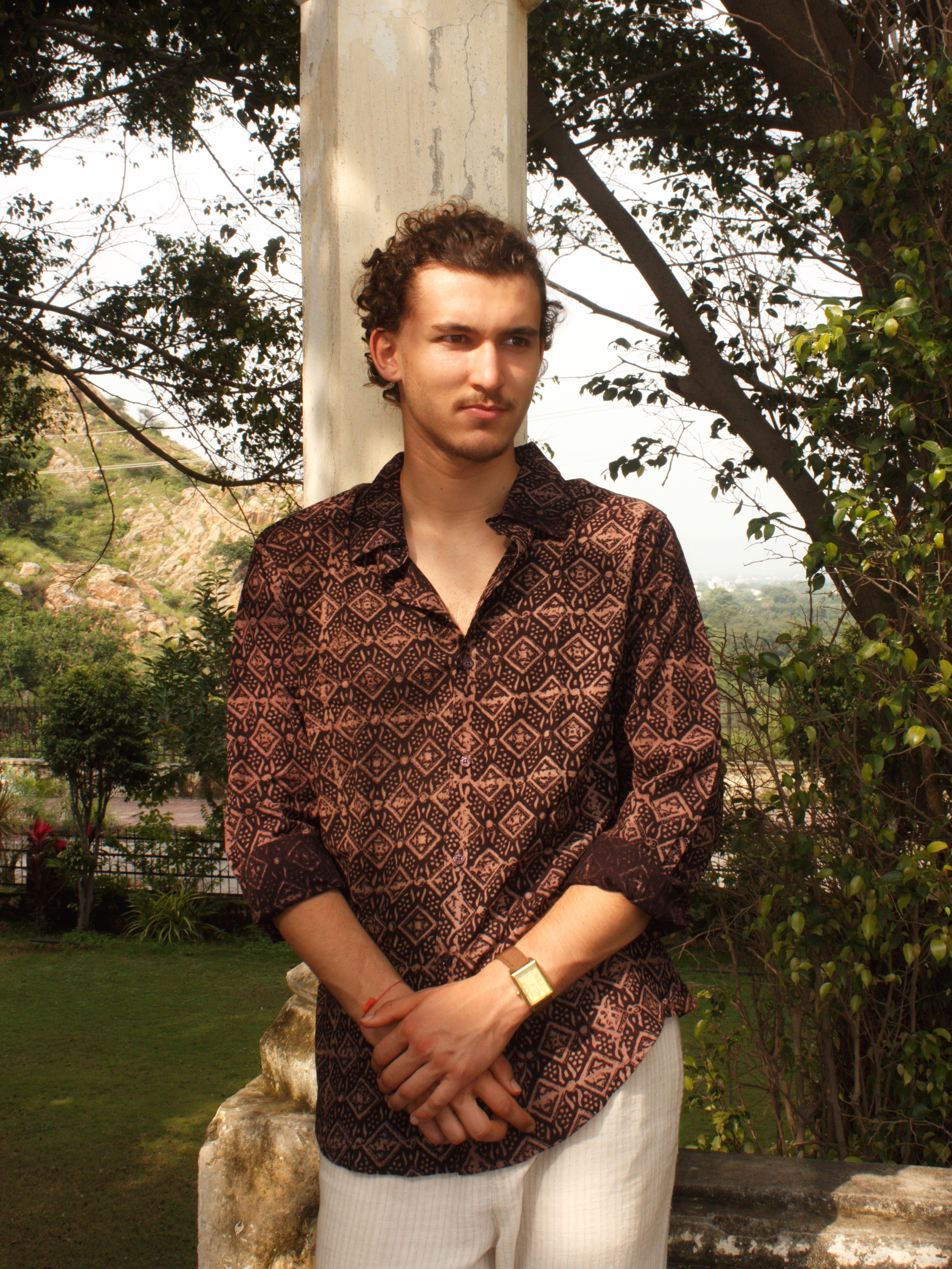 Desert Prism Block Printed Shirt