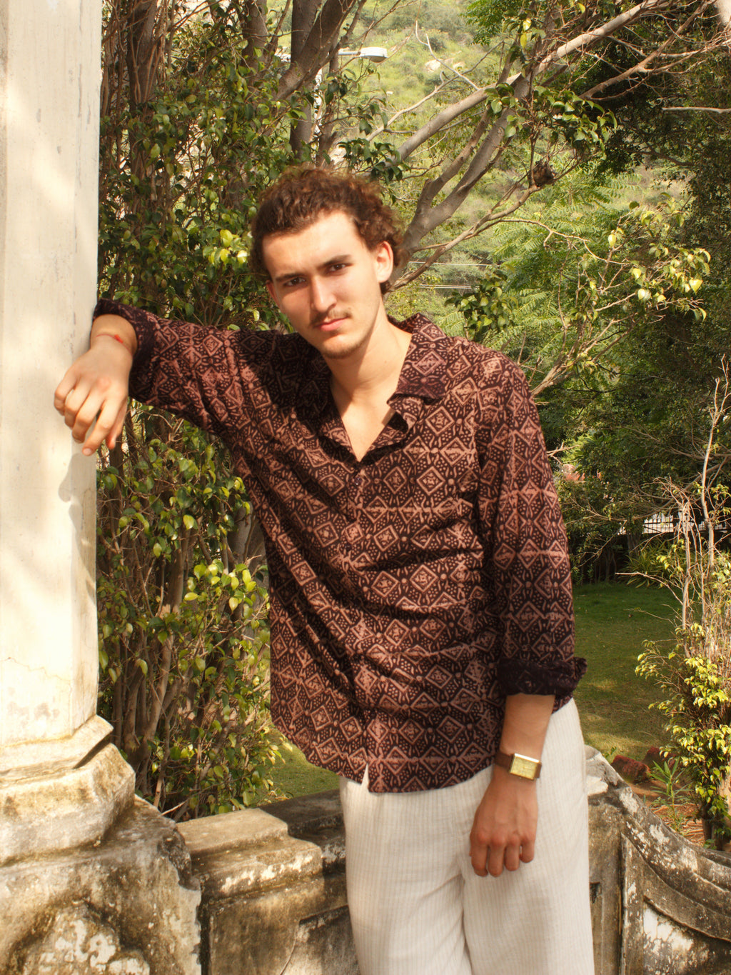 Desert Prism Block Printed Shirt